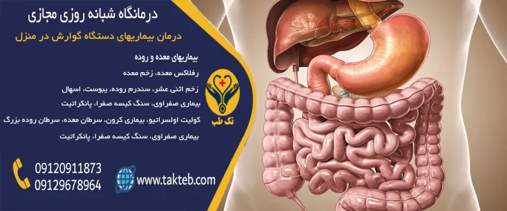 درمان بیماریهای گوارش در منزل